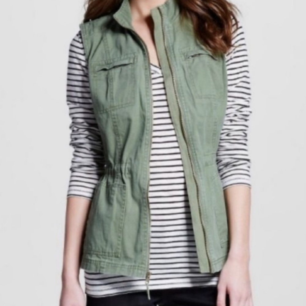Merona Green Utility Vest